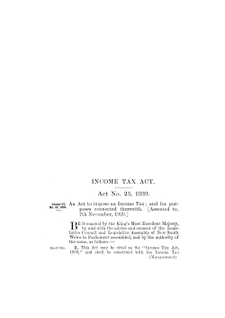 Income Tax Act 1939 No 25