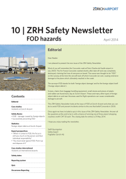 ZRH Safety Newsletter 10