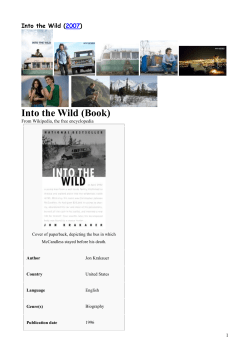 Into the Wild (Book) - 11ABCDNgppENGLISH
