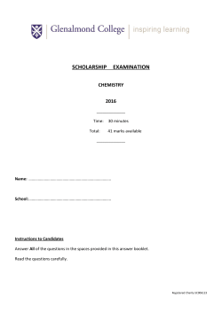 Chemistry - Glenalmond College