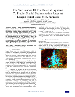 The Verification Of The Best-Fit Equation To Predict Spatial