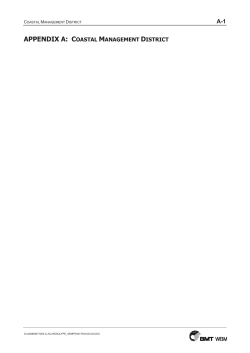 APPENDIX A: COASTAL MANAGEMENT DISTRICT