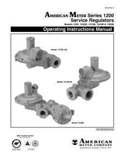1200 Series Regulator IM-8704.4 Manual