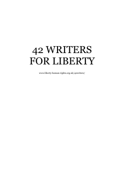 42 WRITERS FOR LIBERTY
