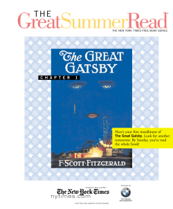 The Great Gatsby. - The New York Times