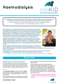 Haemodialysis