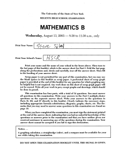 Math. B - Aug. `03