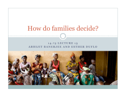 How do families decide?
