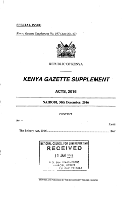 Bribery Act 2016