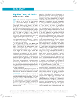 Hip-Hop Theory of Justice - American Bar Association