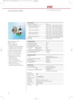 Code Switch CBS - ebe