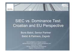SIEC vs Dominance Test