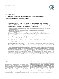 Is Contrast Medium Osmolality a Causal Factor for Contrast