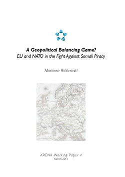 A Geopolitical Balancing Game? EU and NATO in the Fight Against