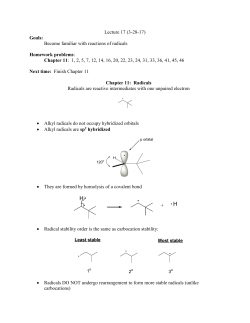 Chapter 17 Alcohols and Phenols