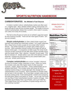 sports nutrition handbook