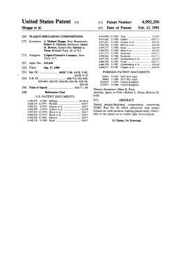 Plaque disclosing compositions
