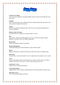 Coasts glossary