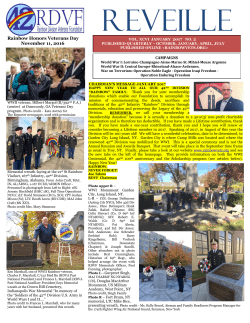 Rainbow Reveille January 2017 - Rainbow Division Veterans