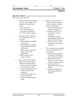 Chapter Test