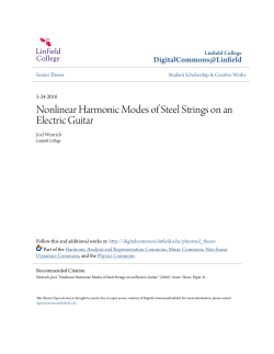 Nonlinear Harmonic Modes of Steel Strings on an Electric Guitar