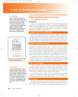 About Early and Medieval African