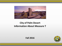 City of Palm Desert