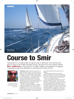 In the Press - Rock Sailing Gibraltar