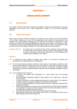 Chapter 5 - Urban Development