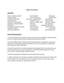 Chapter Three Review Vocabulary Barron v. Baltimore (1833) bill of