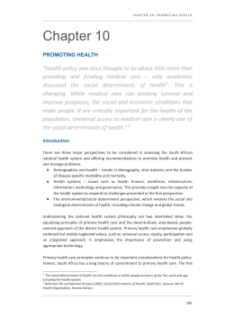 NDP-Health - National Department of Health