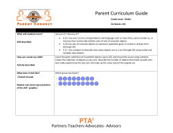 Parent Curriculum Guide