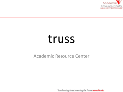 Academic Resource Center