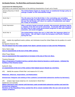 STAAR EOC Key 2nd Quarter