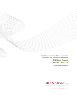 Old Globe Theatre dba The Old Globe