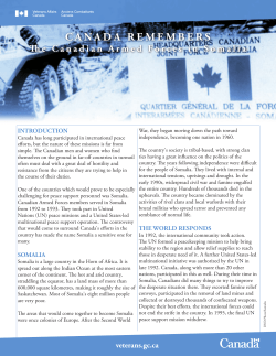 CANADA REMEMBERS