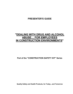Dealing with Drug and Alcohol Abuse&hellip;for