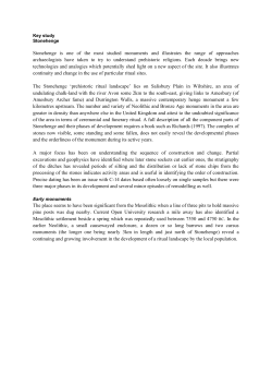 Stonehenge is one of the most studied monuments and illustrates