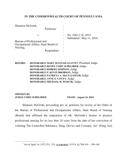 No. 1001 CD 2015 : Submitted: May 11, 2016