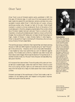 Oliver Twist - Access to English Social Studies