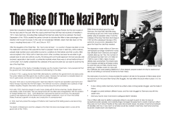 the rise of the nazi party