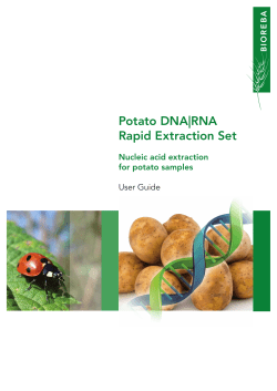 Potato DNA|RNA Rapid Extraction Set