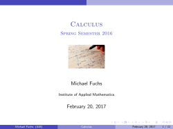 Calculus Spring Semester 2016 *0.7cm[scale=0.2]doinghomework.jpg