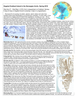 Dogsled Svalbard Island in the Norwegian Arctic, Spring 2016
