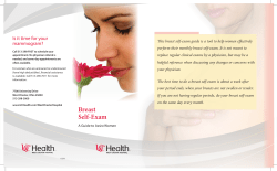 perform a breast self exam