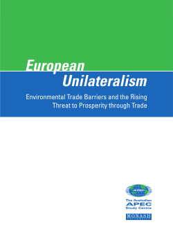 European unilateralism: environmental trade barriers and the rising
