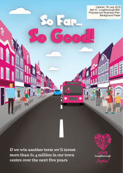 If we win another term we`ll invest more than &pound;1.4 million in our town