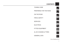 2015 Venus Owner Handbook