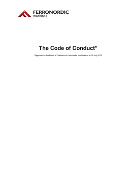 Code of Conduct