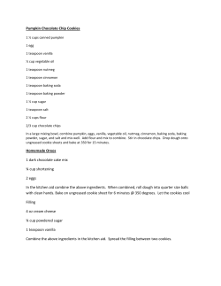 Pumpkin Chocolate Chip Cookies Homemade Oreos 1 dark